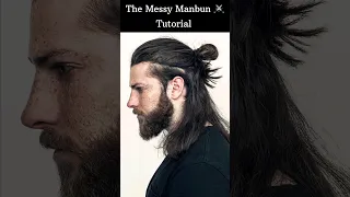 Eren Yeager Hairstyle Tutorial Messy Man Bun Tutorial Long Hairstyle Anime Cosplay Hairstyle 