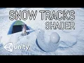 Simple Snow Tracks Shader with Unity Shader Graph
