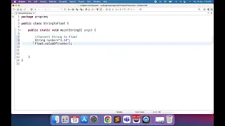 Convert String to Float Java Program
