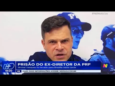 Prisão do ex-diretor da PRF: Silvinei Vasques foi levado para Brasília nesta tarde