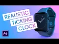 Simple Clock Animation After Effects Tutorial