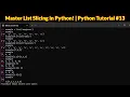 Python Programming Tutorial - 13