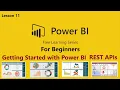 Power BI REST API for on-demand datasets refresh