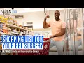 Shopping list for a BBL procedure with Dr Triggs