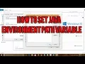 How to set Java Environment Path Variable in Windows 10