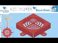 Solid edge sheet metal tutorial I Vent Design I Solid edge tutorial
