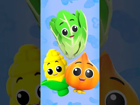 Vegetable Song  #shorts #nurseryrhymes #learning #vegetables #kidssongs