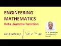 Beta Gamma Function Example 7 I Engineering Mathematics