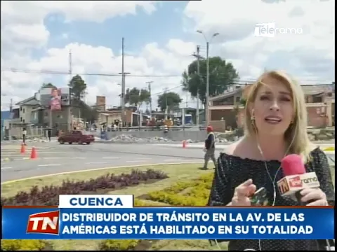 Distribuidor de tránsito en la Av. de las Américas está habilitado en su totalidad