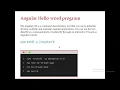 7 Angular Hello word program