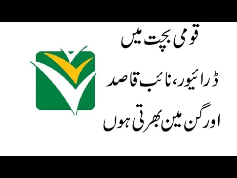 Download MP3 Jobs | National Savings | Drivers | Naib Qasids | Gunmen | Government Job