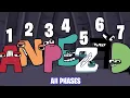 Alphabet Lore ALL PHASES - Friday Night Funkin Alphabet Lore