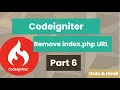 Remove Index php From URL in Codeigniter Learng Codeigniter Urdu Hindi Part 6