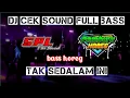 Download Lagu DJ TAK SEDALAM INI !! Dj cek sound terbaru 2021 !! bass glerr spl audio bass jernih