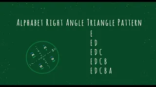 99 Alphabet Right Angle Triangle Pattern without any pre-defined method using while loop in Python
