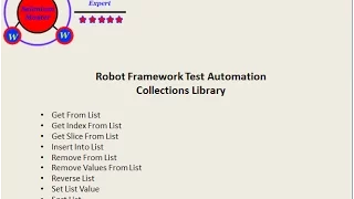 Robot Framework Collections List Tutorial Six