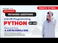 Lagu Python | Revision 02 | Free Open Workshop | Mastery ICT With Sathith Sir