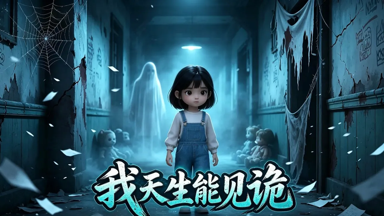 4岁小女孩因能看见鬼魂,意外卷入了一场离奇命案,把冷面刑警队长拿捏得死死的