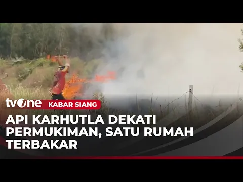 Satu Rumah Terbakar Akibat Karhutla di Palangka Raya
