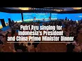 Download Lagu Putri Ayu Singing  我爱你中国 for Indonesia President amd China Prime Minister!!!