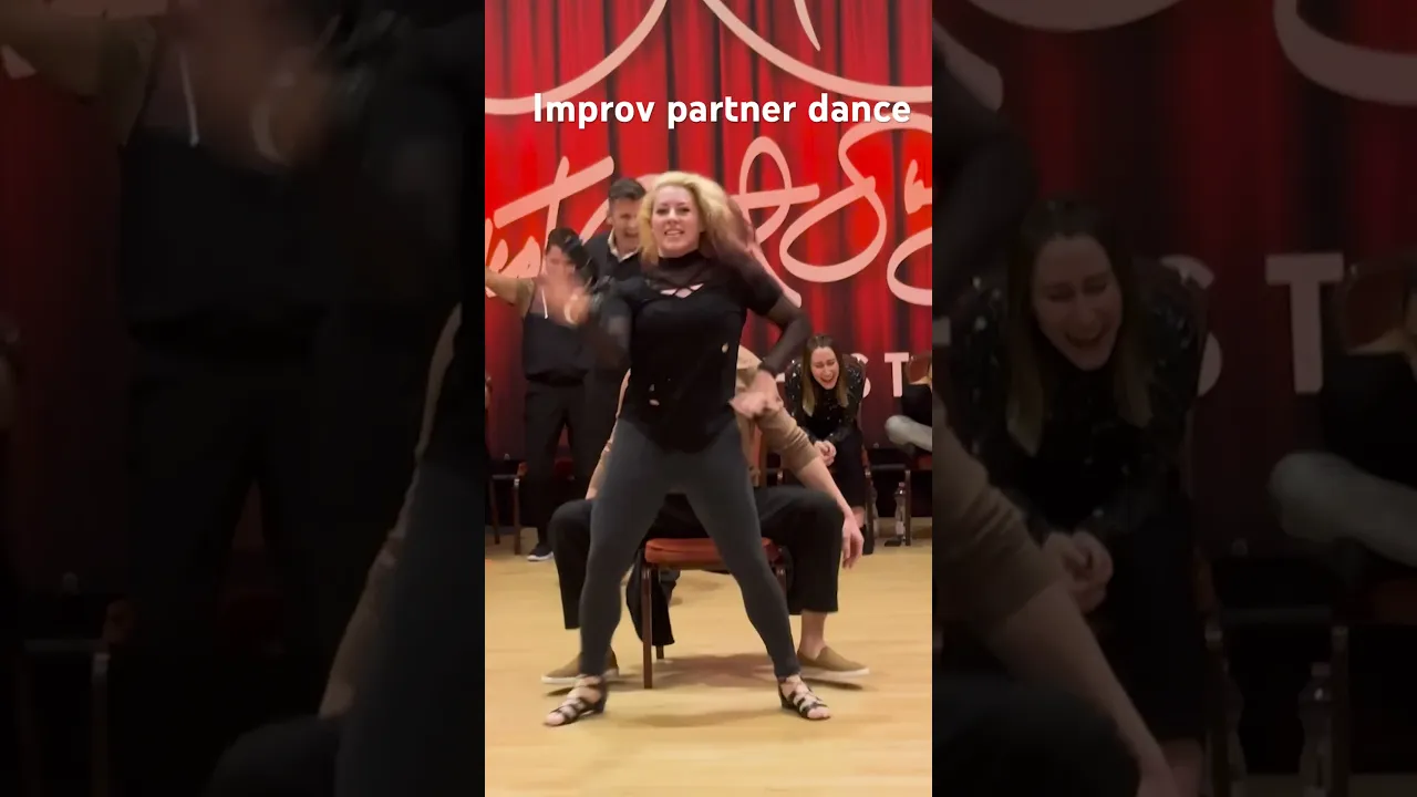 His GF is behind 🤦‍♂️  🏆 Comp: Budafest Invitational 🇭🇺 💪 Tatiana & Semion)🪩WESTCOASTSWING