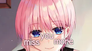 Download Nightcore - miss you more (lyrics) (kirare chill) MP3