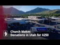 The Church of Jesus Christ Makes Food Donations in Utah for America250