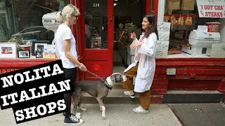 NoLita ITALIAN FOOD Tour NYC Pastries Steaks Books