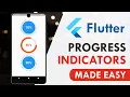 Flutter - Fancy Circular Progress Indicators WITHOUT Custom Paint Flutter UI Tutorial