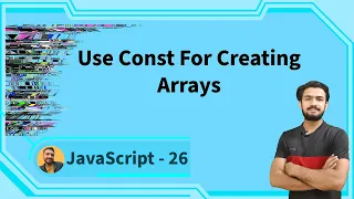 Use const to create array javascript