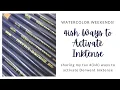 Lagu 4(ish) Ways to Activate Derwent Inktense | Beginner's Guide to Using Inktense