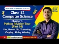 Chapter 1 Part 14 Python Revision Tour Class 12 Computer Science CBSE Board Exam 2026-27