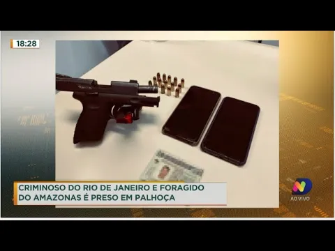 Criminoso do Rio de Janeiro e foragido do Amazonas é preso em Palhoça