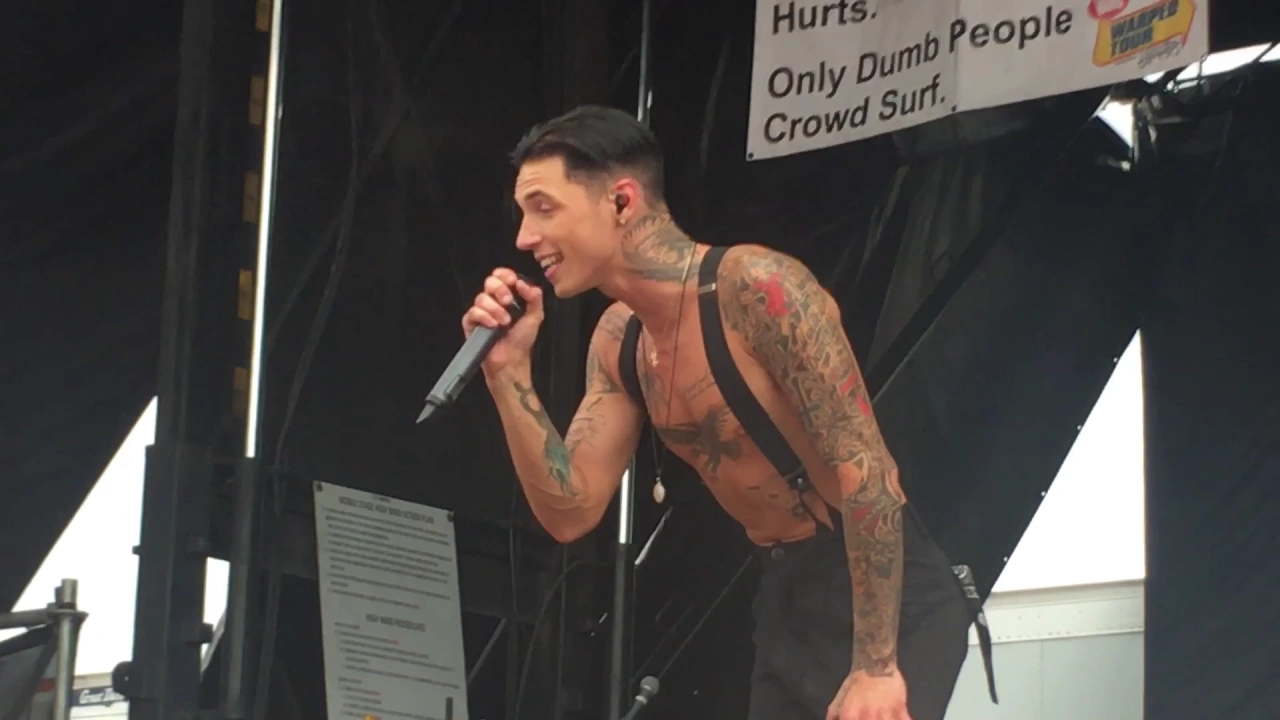 Andy Black: We Don't have to Dance live at Vans Warped tour 7/23/17