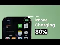 Hoe beperk je het opladen van je iPhone tot 80%?