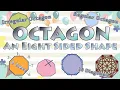 Regular and Irregular Octagon Eight Sided Polygon Eight Sided Shape Octagon Shape
