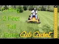 Cub Cadet Ultima ZT1 50 Cutting 2 Foot Tall Grass