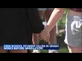 Memorial grows for high school senior killed in crash father brought to knees by display