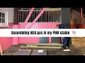 Assembling IKEA pax in my PINK stable
