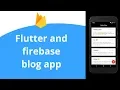 Flutter blog Getting data from firebase and firebase animatesList