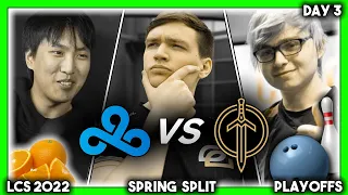 THE TRIENNIAL (LCS 2022 CoStreams | Spring Split | Playoffs: Day 3 | C9 vs GG)