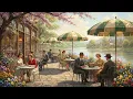 Lagu Classic Vintage Oldies 🎷 1950s Spring Riverside Café | Sinatra, Nat King Cole, Crosby, Dean Martin