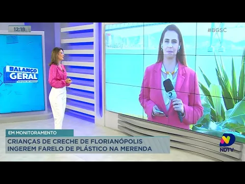 Crianças de creche de Florianópolis ingerem farelo de plástico na merenda