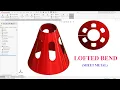 Lofted Bend Sheet Metal Solidworks Tutorial Exercise No 65