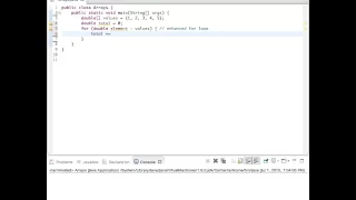 Calculate Sum and Average of Values in an Array Java