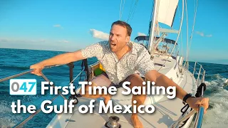 Sailing the Gulf of Mexico from Galveston to Freeport, TX in a Catalina 387