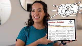 Exercise Calendar for Older Adults | OCTOBER 2026 | Mariana Quevedo