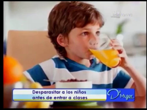 Desparasitar a los niños antes de entrar a clases