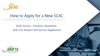 How To Apply for a New SCAC
