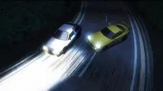 initial d sub indo fujiwara takumi vs takahashi keisuke part 2